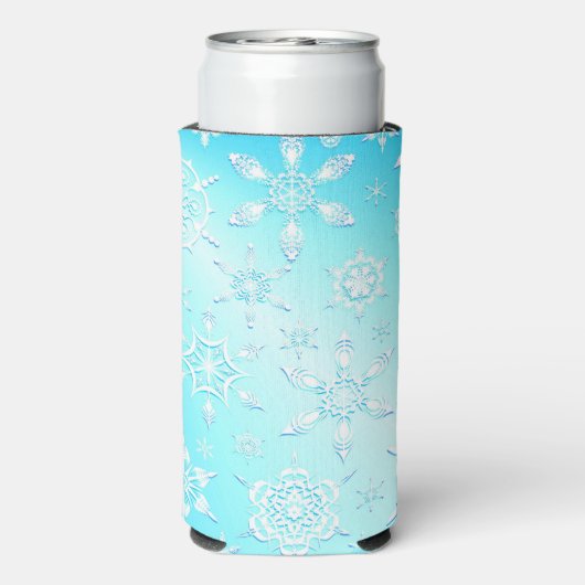 Crystal Snowflakes Pattern (Seltzer Achterkant)