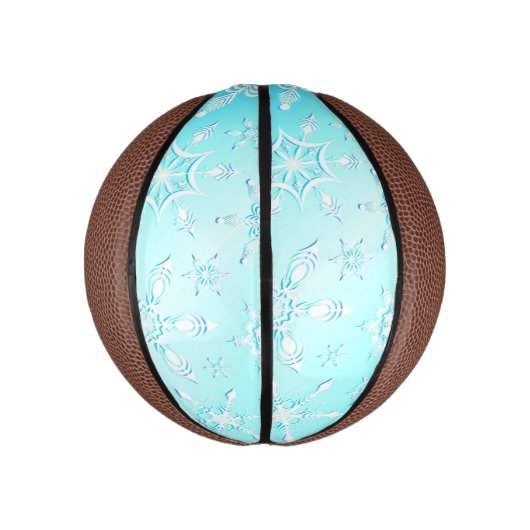 Crystal Snowflakes Pattern Basketbal (Verticaal)