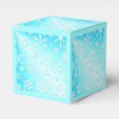Crystal Snowflakes Pattern Bedankdoosjes (Voorkant Zijde)