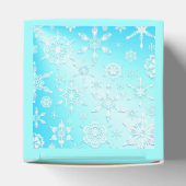 Crystal Snowflakes Pattern Bedankdoosjes (Bovenkant)