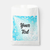 Crystal Snowflakes Pattern Bedankzakje (Voorkant)