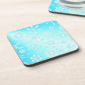 Crystal Snowflakes Pattern Bier Onderzetter (Linkerzijde)