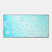 Crystal Snowflakes Pattern Bureaumat (Voorkant)