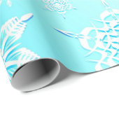 Crystal Snowflakes Pattern Cadeaupapier (Rol Hoek)