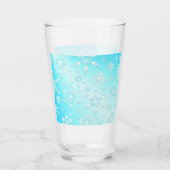 Crystal Snowflakes Pattern Glas (Achterkant)