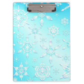 Crystal Snowflakes Pattern Klembord (Voorkant)