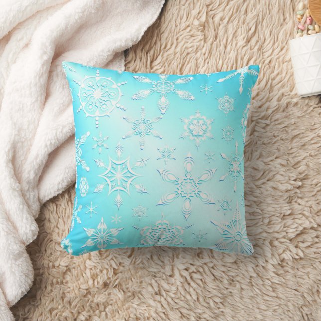 Crystal Snowflakes Pattern Kussen (Deken)