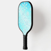 Crystal Snowflakes Pattern Pickleball Paddle (Links)