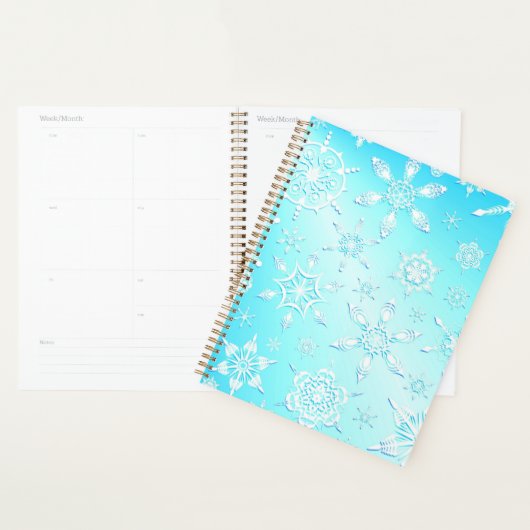 Crystal Snowflakes Pattern Planner (Display)
