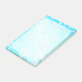 Crystal Snowflakes Pattern Post-it® Notes (Schuin)
