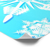 Crystal Snowflakes Pattern Poster (Hoek)