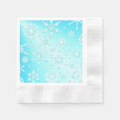 Crystal Snowflakes Pattern Servet (Voorkant)