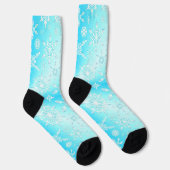 Crystal Snowflakes Pattern Sokken (Rechts)