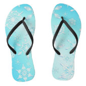 Crystal Snowflakes Pattern Teenslippers (Voetbed)