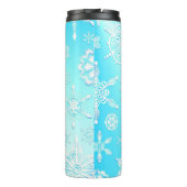 Crystal Snowflakes Pattern Thermosbeker (Achterkant)