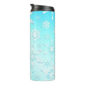 Crystal Snowflakes Pattern Thermosbeker (Geroteerd rechts)