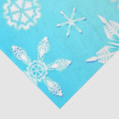 Crystal Snowflakes Pattern Tissuepapier (Detail)