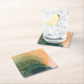 Crystal Spade Vierkante Kartonnen Onderzetter (Insitu)