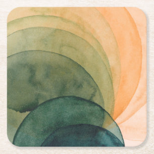 Crystal Spade Vierkante Kartonnen Onderzetter