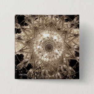 "Crystal" Square Button