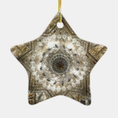 'Crystal' Star Ornament (Silver/Gold) (Achterkant)