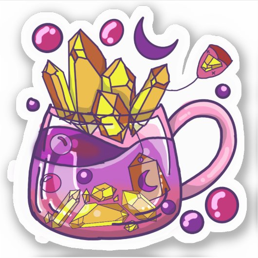Crystal Tea Sticker (Devant)