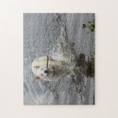 Crystal the Happy Husky Chig Jigsaw Puzzle (Vertical)