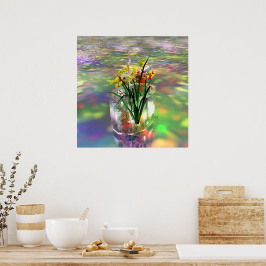 Crystal Vase Poster (Keuken)