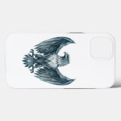 Crystal Vision Eagle Case-Mate iPhone Case (Achterkant (horizontaal))