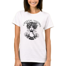 Crystal Visions Mystical Woman  T-shirt | B