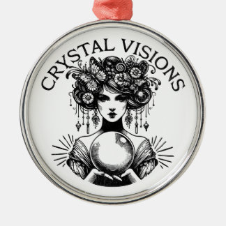 Crystal Visions Mystical Woman T-shirt | B Metalen Ornament