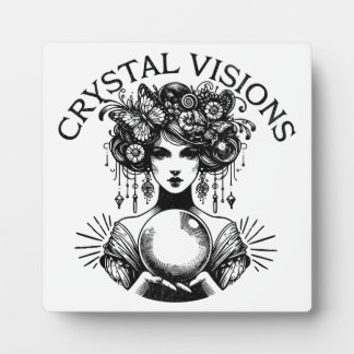 Crystal Visions Mystieke Vrouw Tafelblad Plaque |  Fotoplaat