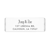 Crystal Wedding Uitnodiging Etiket (Voorkant)