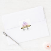 Crystal Witch White Spell Étiquettes (Enveloppe)