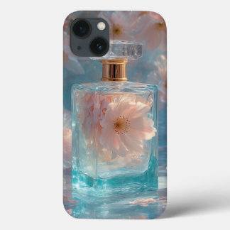 Crystal Zephyr – Pastelbloesem Aquamarijn iPhone 13 Hoesje
