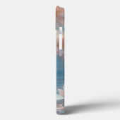 Crystal Zephyr – Pastelbloesem Aquamarijn Case-Mate iPhone Case (Achterkant / Links)