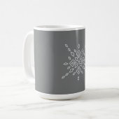 Crystalized Snowflake Koffiemok (Voorkant links)