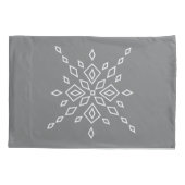 Crystalized Snowflake Kussensloop (Achterkant)