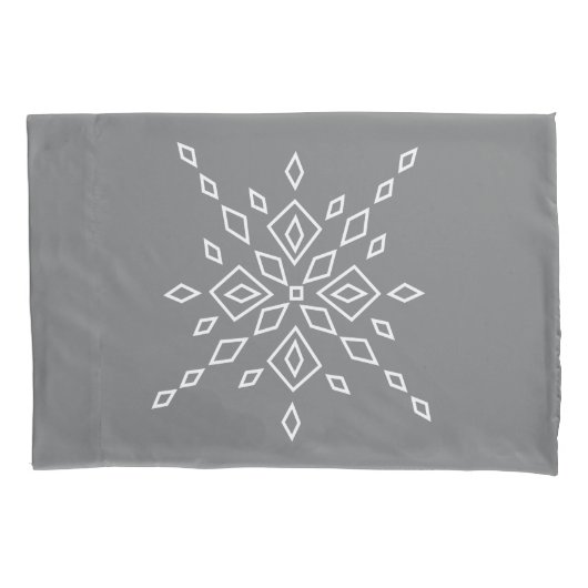 Crystalized Snowflake Kussensloop (Voorkant)
