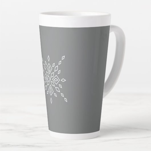 Crystalized Snowflake Latte Mok (Rechterhoek)