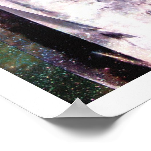 Crystalline Abstract 4 Poster (Hoek)