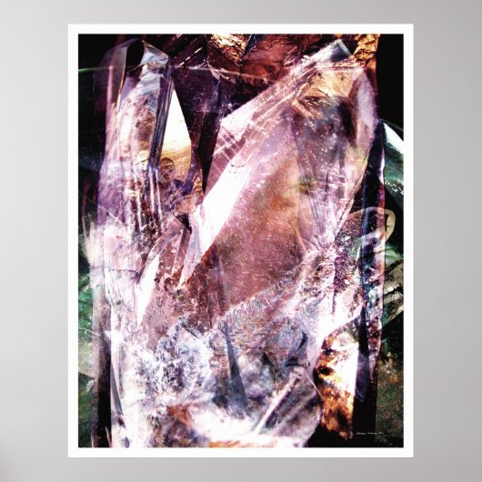 Crystalline Abstract 4 Poster (Voorkant)