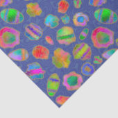 Crystalline Riverbed Winter Blue Tissuepapier (Detail)