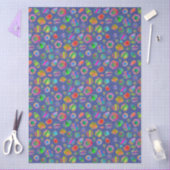 Crystalline Riverbed Winter Blue Tissuepapier (Craft)