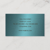Crystals Brown et Turquoises et Carte de visite de (Dos)
