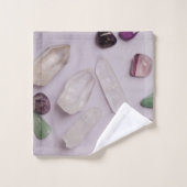 Crystals Gems Energy Vibes Design (Gant de toilette)