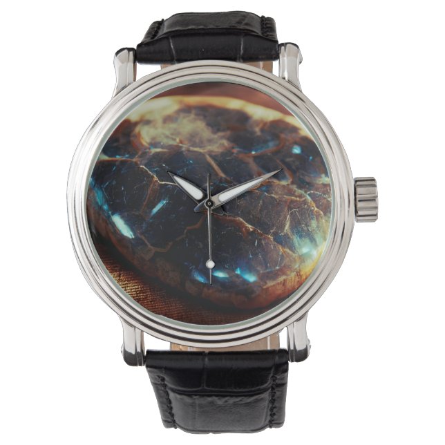 Crystals Labradorite Gemstones Horloge (Voorkant)