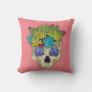 Crystals met roze achtergrond kussen