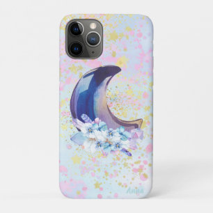*~* Crystals Moon Sky Cosmos Glitter Stars iPhone 11 Pro Hoesje