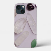 Crystals Pareltjes Energy Vibes Design iPhone Case (Achterkant)